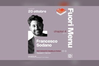 Francesco Sodano porta a Torino una cena speciale da The Suite Lab il 20 ottobre