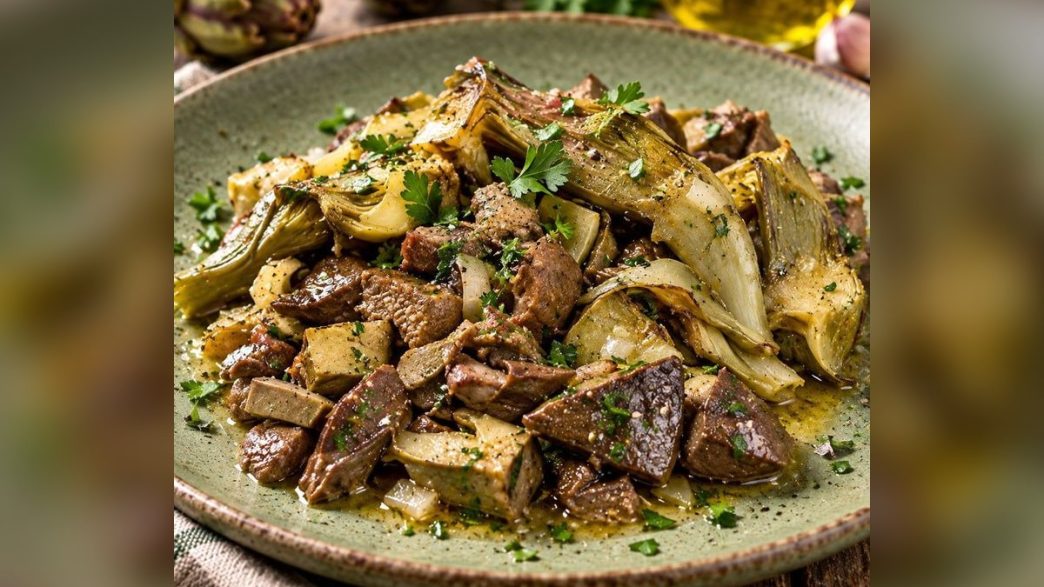Coratella d’abbacchio con i carciofi: secondo della tradizione laziale, tra brodo e limone