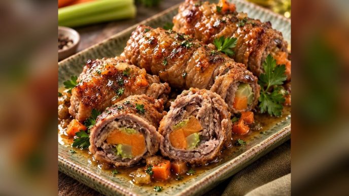 Involtini con sedano e carota: ricetta laziale per 4 persone, pronta in 45 minuti