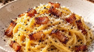 Spaghetti alla carbonara: ricetta laziale con pecorino, pancetta affumicata e uova